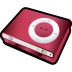 iPod Shuffle Red Icon 72x72 png